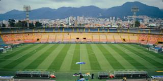 Foto de la gramilla del estadio Nemesio Camacho El Campín de Bogotá