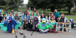 Foto de un grupo de ciudadanos de la localidad de Barrios Unidos 