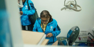 Foto de funcionarios del Distrito en operativo de control 