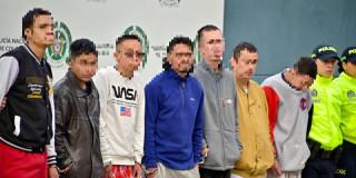 Siete hombres capturados