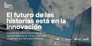 Imagen del cartel promocional de las charlas del Festival Gabo en el CEFE Chapinero.