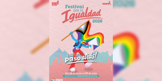 Pieza gráfica del Festival por la igualdad