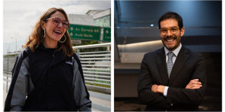Foto de María Fernanda Ortiz (izquierda) y Pedro Mauricio Gutiérrez (derecha). 