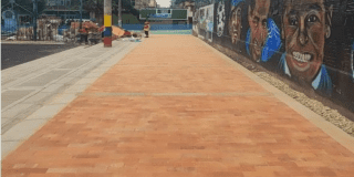Foto de un parque renovado en Bogotá localidad de Kennedy