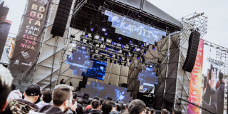 Imagen de carpa Monumentum en Bogotá.