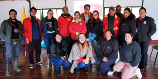 Foto de un grupo de ciudadanos de la localidad de Sumapaz