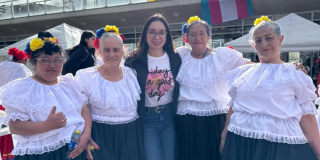 foto de 4 mujeres de la localidad de Usme 