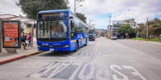 Foto de uno de los segmentos viales entregados en Suba, al norte de Bogotá.