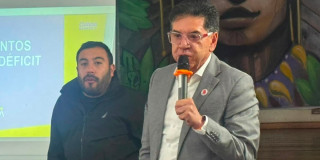 Foto de la sesión del Consejo Local de Arte, Cultura y Patrimonio en Fontibón, al occidente de Bogotá.