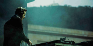 Foto del concierto música electrónica Monumentum en Bogotá.