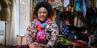 Foto de Gretha Huffington May, mujer raizal de moda en Bogotá.
