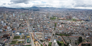 Imagen panorámica de Bogotá 
