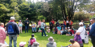 Foto de una jornada de bienestar en el Jardín Botánico