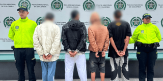 Capturados de la banda 'Los Cancheros'.