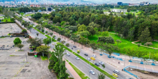 Foto de una vía de Bogotá 