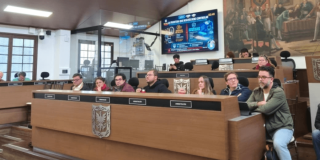 Secretarios y secretarias del Distrito durante sesión del Concejo de Bogotá
