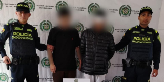 Imagen de los dos hombres capturados