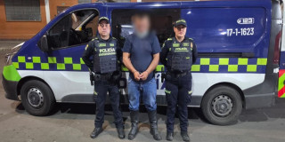 Foto de un hombre capturado.