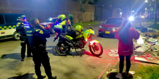 Foto de funcionarios del Distrito en operativo de seguridad