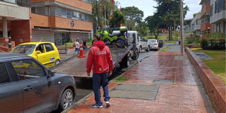 Foto de funcionarios del Distrito en operativo de seguridad
