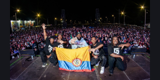 Imagen de uno de los grupos de hip hop que participaron en el Festival en 2025.
