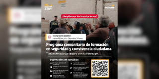 Imagen de la pieza gráfica de la Alcaldía Local de Tunjuelito