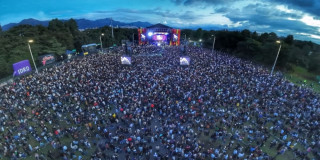 Imagen panorámica del conciertazo del Festival de Verano 