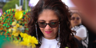 Imagen de una mujer sonriendo