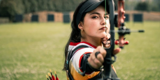 Foto de Isabella Forero Martínez, primera medalla del Equipo Bogotá en los Juegos Centroamericanos y del Caribe 2026. 