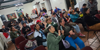 Foto de una charla ciudadana