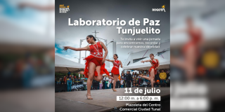 Imagen de la pieza gráfica que promociona un evento en la localidad de Tunjuelito