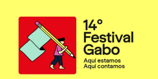 Imagen del cartel promocional de la edición 2026 del Festival gabo.