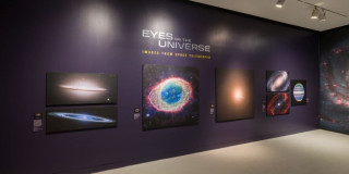 Imagen de fotografías del espacio por el American Museum of Natural History de Nueva York