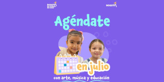 Imagen gráfica con el texto: Agéndate en julio con #DeLaManoContigo 