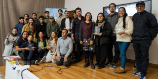 Imagen de los ganadores de la convocatoria.