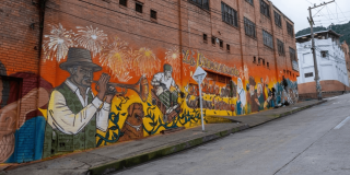 Foto que muestra un mural con la palabra 'La Perseverancia' 