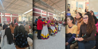 Foto del encuentro El CLOPS de Seguridad Alimentaria y Nutricional en la Plaza Distrital de Mercado 12 de Octubre en Bogotá.