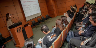 Foto de la presentación de 'Bogotá en cifras', el libro que revela cómo se transformó la economía en 2025.