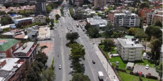 Vista panorámica de la carrera séptima