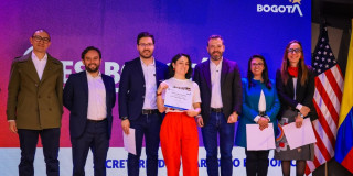 Foto del lanzamiento de la tercera convocatoria de ‘Yes, Bogotá'. 