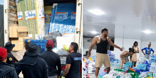 Foto de ayudas humanitarias de Bogotá para atención de terremoto en Buenaventura y Pereira.
