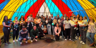 Foto de familias de la localidad de Ciudad Bolívar 
