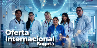 Foto de un grupo de profesionales de la salud y científicos en Bogotá.