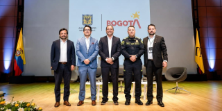 Foto de un evento de la Secretaría de Movilidad.