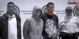 Tres hombres capturados.