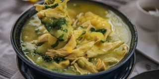 Imagen de sopa colombiana "Ajiaco"