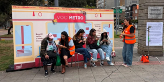 Foto de actividad del Metro de Bogotá 