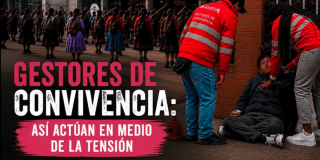 Gestores de convivencia: así actúan en medio de la tensión