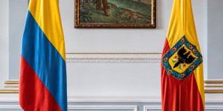 Bandera de Colombia y de Bogotá 
