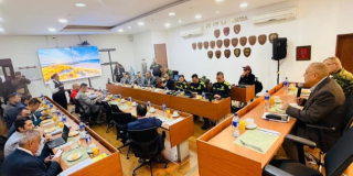 Foto de reunión en la Gobernación de Cundinamarca. 
